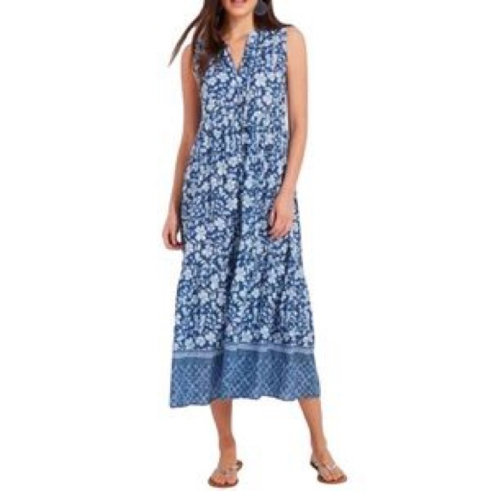 Vineyard Vines Hibiscus Floral Maxi - size small, excellent condition.